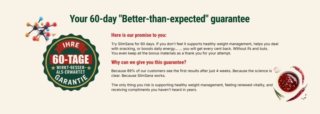 slimsana money back guarantee